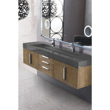 Load image into Gallery viewer, James Martin Mercer Island 72&quot; Latte Oak Double Vanity