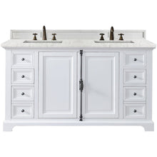 Load image into Gallery viewer, James Martin Providence 60&quot; Bright White Double Vanity- James Martin