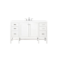 Load image into Gallery viewer, James Martin Addison 60&quot; Glossy White Single Vanity