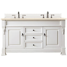 Load image into Gallery viewer, James Martin Brookfield 60&quot; Bright White Double Vanity- James Martin