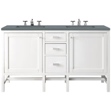 Load image into Gallery viewer, James Martin Addison 60&quot; Glossy White Double Vanity- James Martin