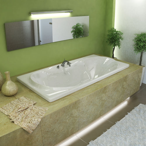 Atlantis Whirlpools Whisper 42 x 72 Rectangular Air Jetted Bathtub- Atlantis Whirlpools