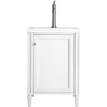 Load image into Gallery viewer, James Martin Britannia 24&quot; Glossy White Single Vanity- James Martin