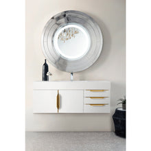 Load image into Gallery viewer, James Martin Mercer Island 48&quot; Glossy White - Radiant Gold Single Vanity