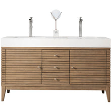 Load image into Gallery viewer, James Martin Linear 59&quot; Whitewashed Walnut Double Vanity- James Martin