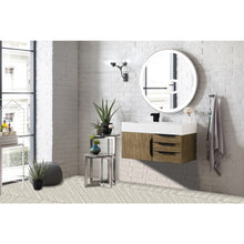 Load image into Gallery viewer, James Martin Mercer Island 36&quot; Latte Oak - Matte Black Single Vanity