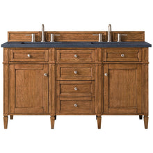 Load image into Gallery viewer, James Martin Brittany 60&quot;  Saddle Brown Double Vanity- James Martin