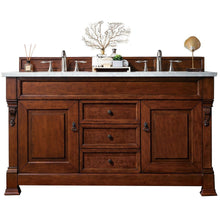 Load image into Gallery viewer, James Martin Brookfield 60&quot; Warm Cherry Double Vanity- James Martin