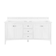 Load image into Gallery viewer, James Martin Palisades 72&quot; Bright White Double Vanity