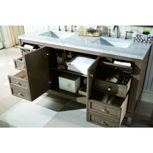 Load image into Gallery viewer, James Martin Chicago 60&quot; Whitewashed Walnut Double Vanity