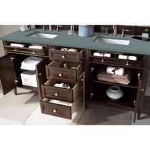 Load image into Gallery viewer, James Martin Brittany 72&quot;  Burnished Mahogany Double Vanity