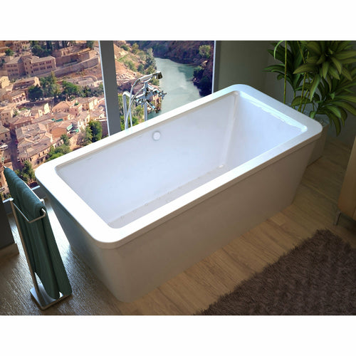 Atlantis Whirlpools Aquarius 34 x 67 Rectangular Freestanding Air Jetted Bathtub- Atlantis Whirlpools