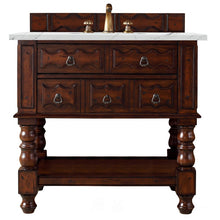 Load image into Gallery viewer, James Martin Castilian 36&quot; Aged Cognac Single Vanity- James Martin