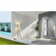 Load image into Gallery viewer, Anchorage 51 in. Full Body Shower Panel with Heavy Rain Shower and Spray Wand in Brushed Steel- Anzzi