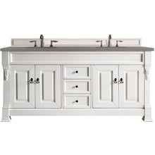 Load image into Gallery viewer, James Martin Brookfield 72&quot; Bright White Double Vanity- James Martin