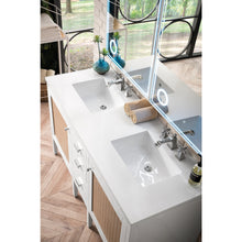 Load image into Gallery viewer, James Martin Addison 60&quot; Glossy White Double Vanity