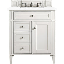Load image into Gallery viewer, James Martin Brittany 30&quot;Bright White Single Vanity- James Martin