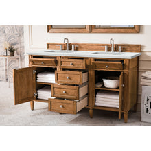 Load image into Gallery viewer, James Martin Brittany 60&quot;  Saddle Brown Double Vanity