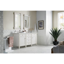 Load image into Gallery viewer, James Martin Brittany 60&quot;  Bright White Double Vanity