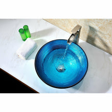 Load image into Gallery viewer, Taba Series Deco-Glass Vessel Sink in Lustrous Blue- Anzzi