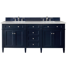 Load image into Gallery viewer, James Martin Brittany 72&quot;  Victory Blue Double Vanity- James Martin