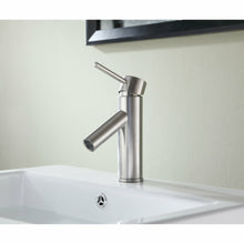 Load image into Gallery viewer, Valle Single Hole Single Handle Bathroom Faucet in Brushed Nickel- Anzzi