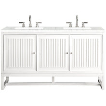 Load image into Gallery viewer, James Martin Athens 60&quot; Glossy White Double Vanity- James Martin