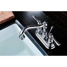 Load image into Gallery viewer, Edge Series 4 in. Centerset 2-Handle Mid-Arc Bathroom Faucet in Polished Chrome- Anzzi