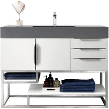 Load image into Gallery viewer, James Martin Columbia 48&quot; Glossy White Single Vanity- James Martin