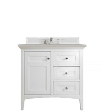Load image into Gallery viewer, James Martin Palisades 36&quot; Bright White Single Vanity- James Martin