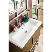 Load image into Gallery viewer, James Martin Columbia 31.5&quot; Latte Oak - Brushed Nickel Single Vanity