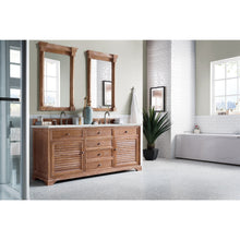 Load image into Gallery viewer, James Martin Savannah 72&quot; Driftwood Double Vanity