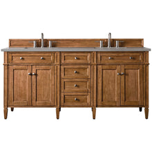 Load image into Gallery viewer, James Martin Brittany 72&quot;  Saddle Brown Double Vanity- James Martin