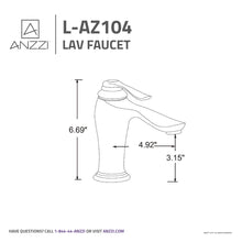 Load image into Gallery viewer, Anfore Single Hole Single Handle Bathroom Faucet in Oil Rubbed Bronze- Anzzi