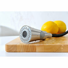 Load image into Gallery viewer, MOORE Undermount 32 in. Double Bowl Kitchen Sink with Singer Faucet in Brushed Nickel- Anzzi