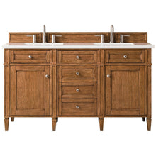 Load image into Gallery viewer, James Martin Brittany 60&quot;  Saddle Brown Double Vanity- James Martin
