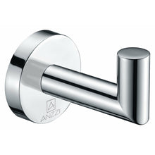 Load image into Gallery viewer, Caster 2 Series Single Robe Hook in Polished Chrome- Anzzi