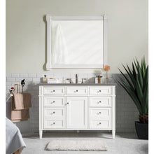 Load image into Gallery viewer, James Martin Brittany 48&quot;Bright White Single Vanity- James Martin