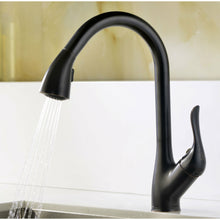 Load image into Gallery viewer, VANGUARD Undermount 30 in. Single Bowl Kitchen Sink with Accent Faucet in Oil Bronze- Anzzi