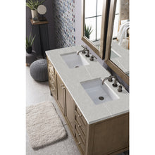 Load image into Gallery viewer, James Martin Chicago 60&quot; Whitewashed Walnut Double Vanity