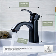 Load image into Gallery viewer, Alto Series Single Hole Single-Handle Mid-Arc Bathroom Faucet in Oil Rubbed Bronze- Anzzi
