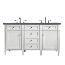 Load image into Gallery viewer, James Martin Brittany 60&quot;  Bright White Double Vanity- James Martin