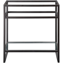 Load image into Gallery viewer, James Martin Boston 31.5&quot; Matte Black Stainless Steel Sink Console- James Martin