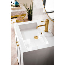 Load image into Gallery viewer, James Martin Chianti 24&quot; Glossy White - Radiant Gold Single Vanity