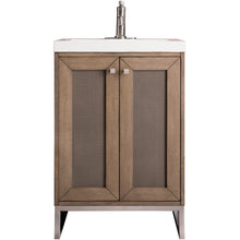 Load image into Gallery viewer, James Martin Chianti 24&quot; Whitewashed Walnut - Brushed Nickel Single Vanity- James Martin
