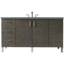 Load image into Gallery viewer, James Martin Metropolitan 60&quot; Silver Oak Single Vanity- James Martin