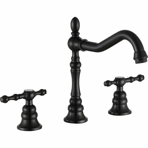 Highland 8 in. Widespread 2-Handle Bathroom Faucet in Oil Rubbed Bronze- Anzzi