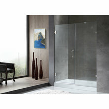 Load image into Gallery viewer, Consort Series 60 in. by 72 in. Frameless Hinged Alcove Shower Door in Polished Chrome with Handle- Anzzi