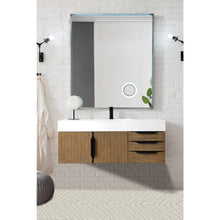 Load image into Gallery viewer, James Martin Mercer Island 48&quot; Latte Oak - Matte Black Single Vanity