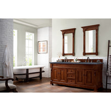 Load image into Gallery viewer, James Martin Brookfield 72&quot; Warm Cherry Double Vanity